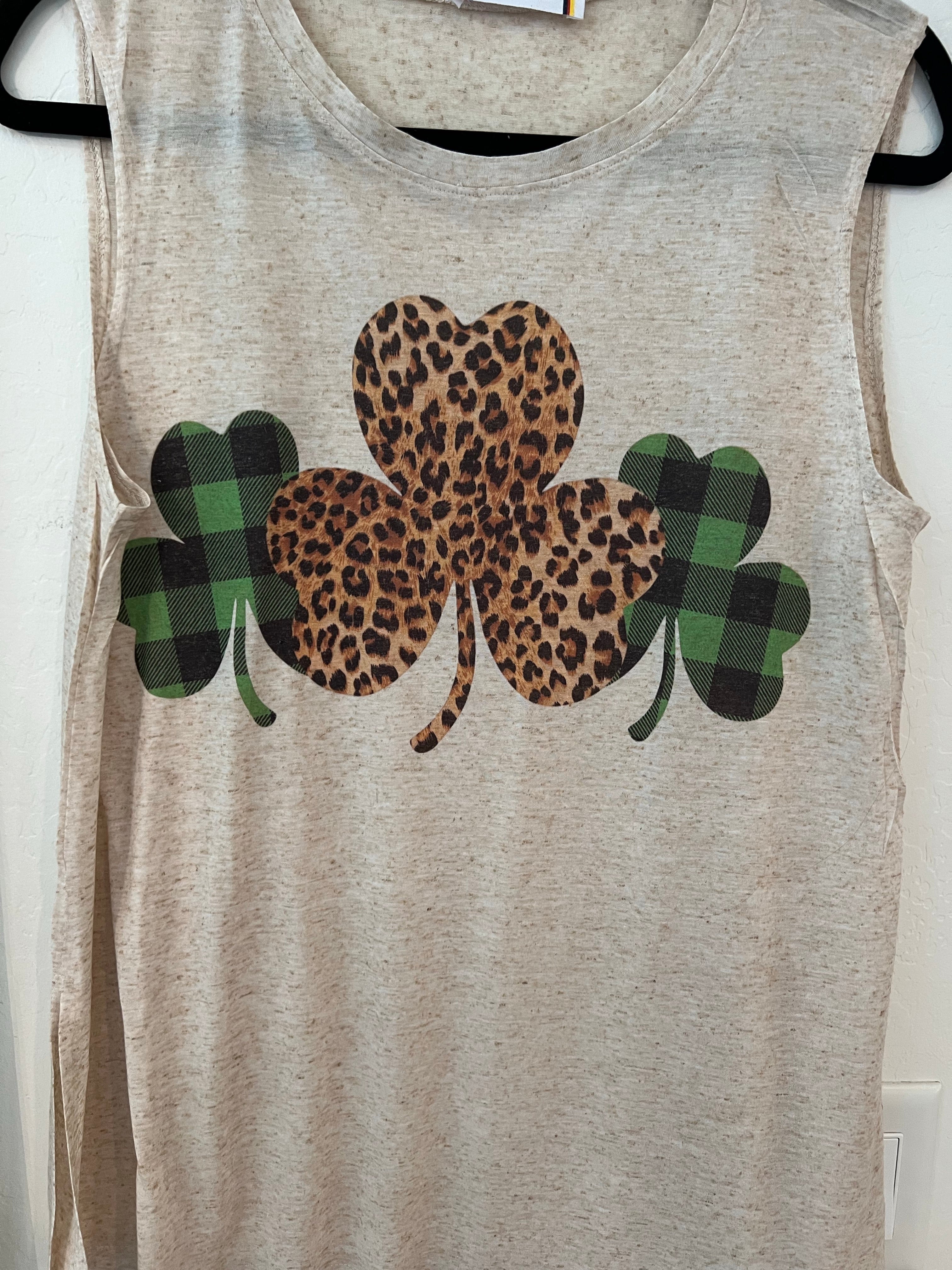 Clover St Patrick’s Tank Top