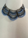 NEW Multi Blue Beaded Necklace