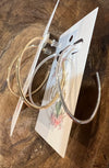 NEW Oval Hoops Earrings - 2 colors