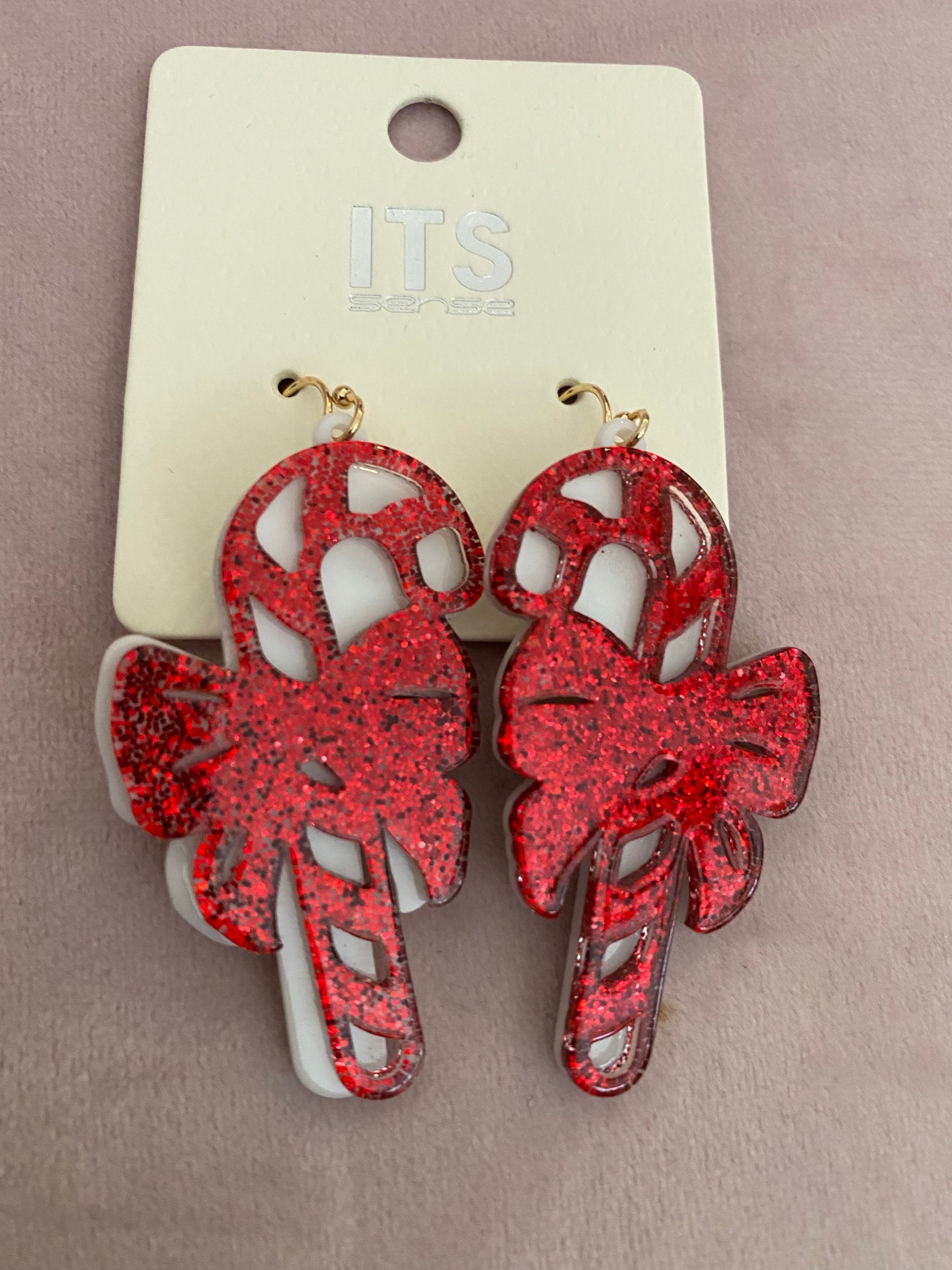 NEW Candy Cane Earrings
