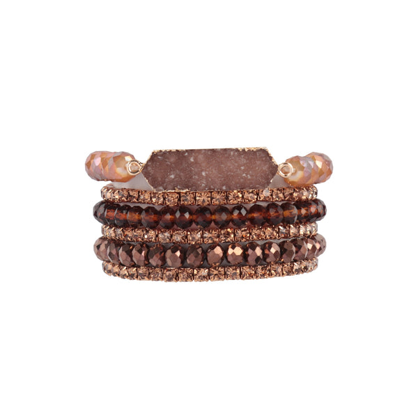 NEW Mix Beads Stackable Bracelet Set